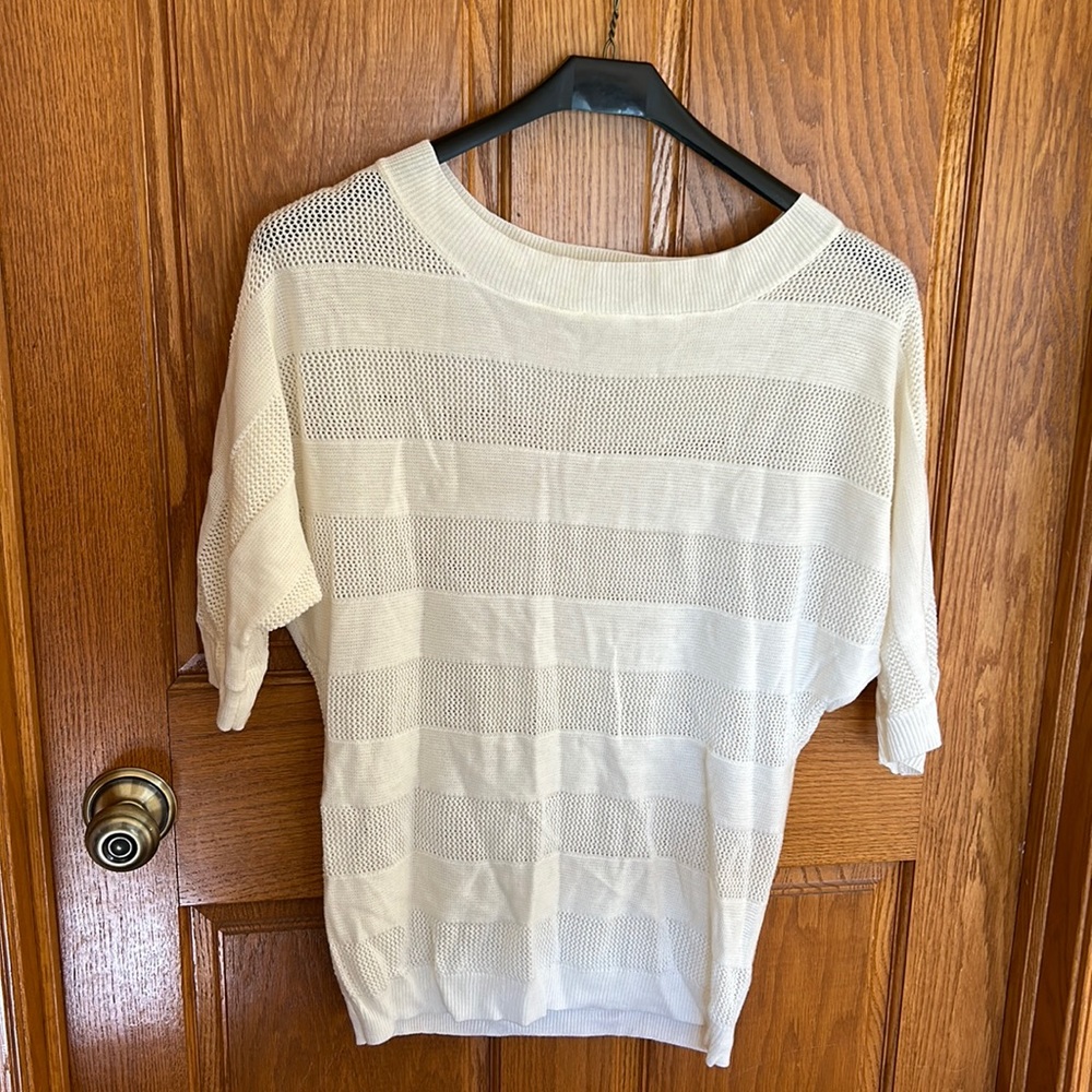 New York and Co off white sweater